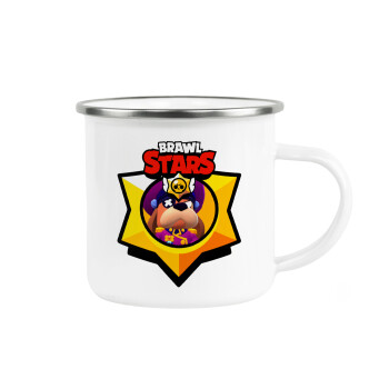 Brawl Stars Ruffs, Κούπα Μεταλλική εμαγιέ λευκη 360ml