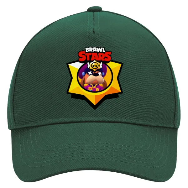 Brawl Stars Ruffs — Καπέλο Ενηλίκων Ultimate ΠΡΑΣΙΝΟ, (100% ΒΑΜΒΑΚΕΡΟ DRILL, ΕΝΗΛΙΚΩΝ, UNISEX, ONE SIZE)