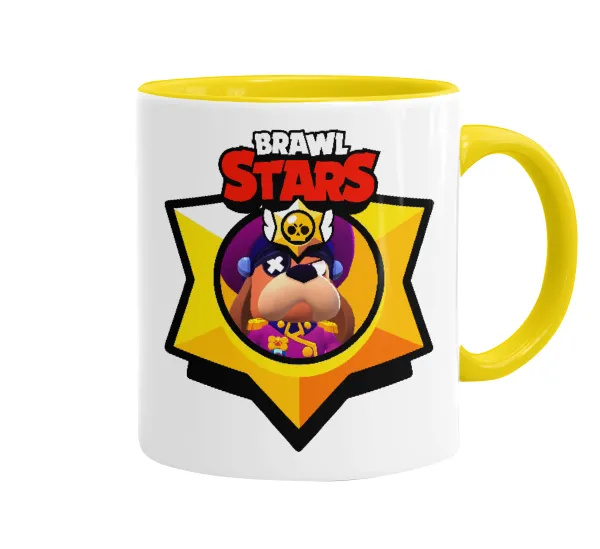 Brawl Stars Ruffs — Mug colored yellow, ceramic, 330ml