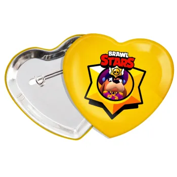 Brawl Stars Ruffs, Κονκάρδα παραμάνα καρδιά (57x52mm)