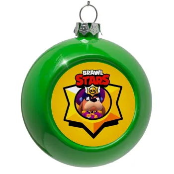 Brawl Stars Ruffs, Στολίδι Χριστουγεννιάτικη μπάλα δένδρου Πράσινο 8cm