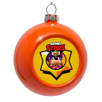 Brawl Stars Ruffs, Orange Christmas tree ornament bauble 8cm