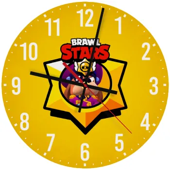 Brawl Stars Ruffs, Ρολόι τοίχου ξύλινο (30cm)