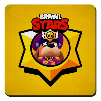Brawl Stars Ruffs, Τετράγωνο μαγνητάκι ξύλινο 9x9cm