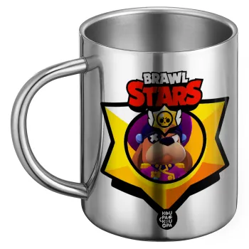 Brawl Stars Ruffs, Ανοξείδωτη Μεταλλική Κούπα 450ml - Διπλού Τοιχώματος