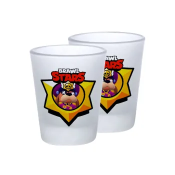 Brawl Stars Ruffs, Σφηνοπότηρα γυάλινα 45ml του πάγου (2 τεμάχια)