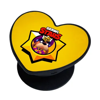 Brawl Stars Ruffs, Phone Holders Stand  καρδιά Μαύρο Βάση Στήριξης Κινητού στο Χέρι