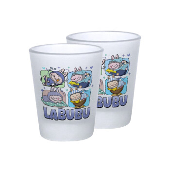 Labubu, Σφηνοπότηρα γυάλινα 45ml του πάγου (2 τεμάχια)