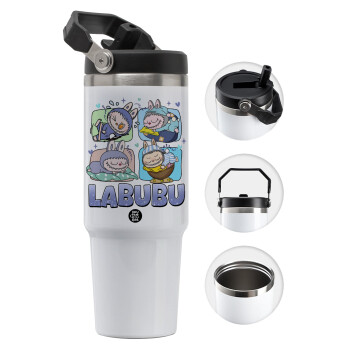 Labubu, Θερμός Ανοξείδωτο 30oz με χερούλι