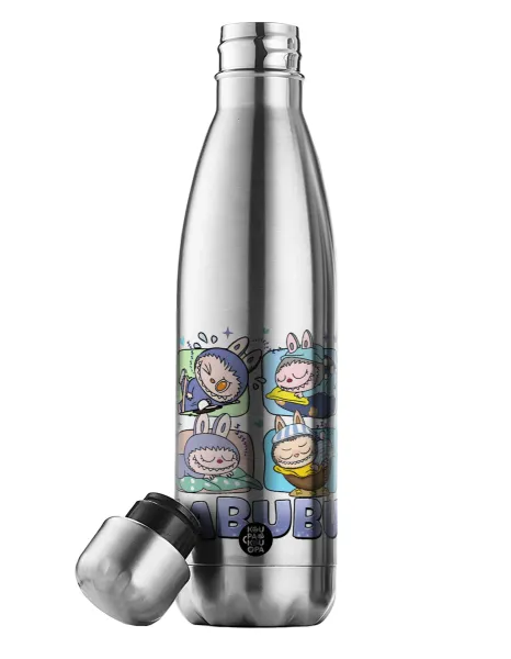 Labubu — Μεταλλικό παγούρι θερμός Inox (Stainless steel), διπλού τοιχώματος, 500ml