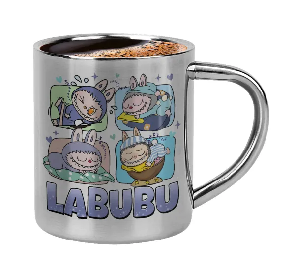 Labubu — Κουπάκι μεταλλικό διπλού τοιχώματος για espresso (220ml)