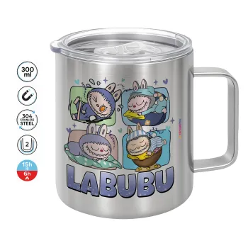 Labubu, Mug Stainless steel double wall 300ml