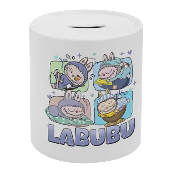 Labubu, Κουμπαράς πορσελάνης με τάπα