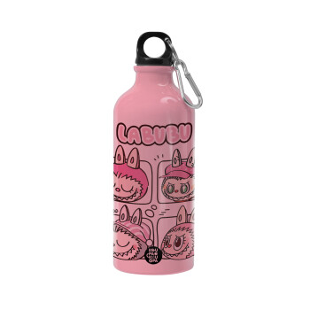 Labubu pink, Παγούρι νερού 600ml