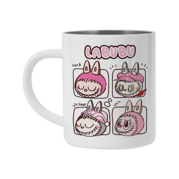 Labubu pink, Κούπα Ανοξείδωτη διπλού τοιχώματος 300ml