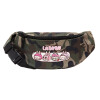 Unisex waist bag (banana) in Jungle camouflage color with 2 pockets