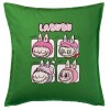 Sofa cushion Green 50x50cm includes filling