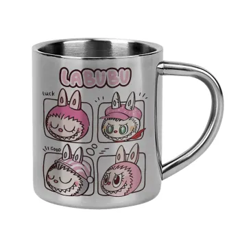 Labubu pink, Κούπα Ανοξείδωτη διπλού τοιχώματος 300ml