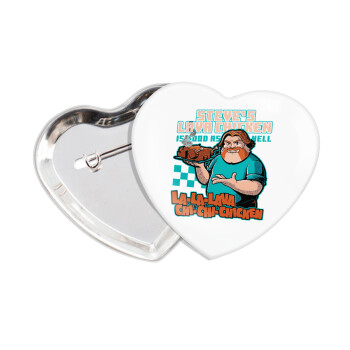 Steves Lava Chicken, Κονκάρδα παραμάνα καρδιά (57x52mm)