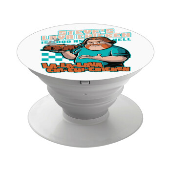 Steves Lava Chicken, Phone Holders Stand  Λευκό Βάση Στήριξης Κινητού στο Χέρι