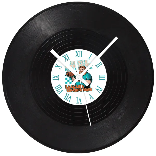 Steves Lava Chicken — Vinyl record wall clock (30cm)