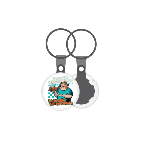 Steves Lava Chicken — Mini keychain, 2.5cm