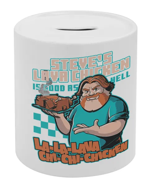 Steves Lava Chicken — Κουμπαράς πορσελάνης με τάπα