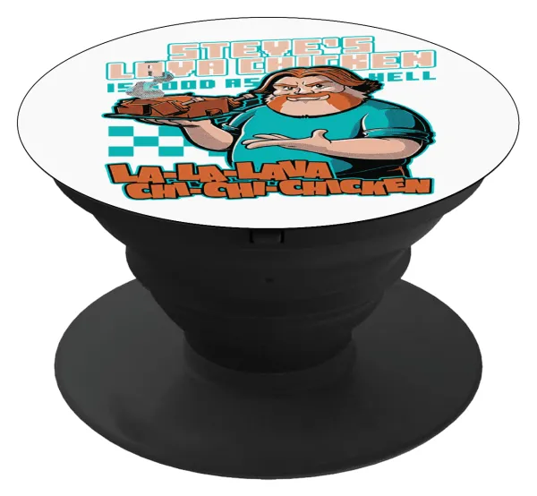 Steves Lava Chicken — Phone Holders Stand  Μαύρο Βάση Στήριξης Κινητού στο Χέρι