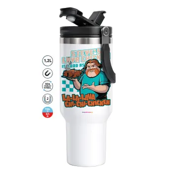 Steves Lava Chicken, Mega Tumbler με καπάκι, διπλού τοιχώματος (θερμό) 1,2L