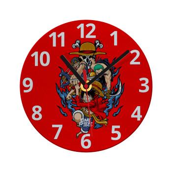 One Piece, Ρολόι τοίχου γυάλινο (20cm)