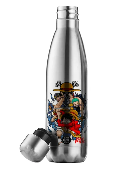 One Piece — Μεταλλικό παγούρι θερμός Inox (Stainless steel), διπλού τοιχώματος, 500ml