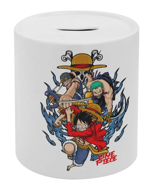 One Piece — Κουμπαράς πορσελάνης με τάπα