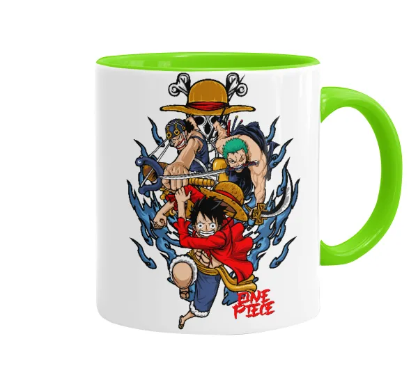 One Piece — Κούπα χρωματιστή βεραμάν, κεραμική, 330ml