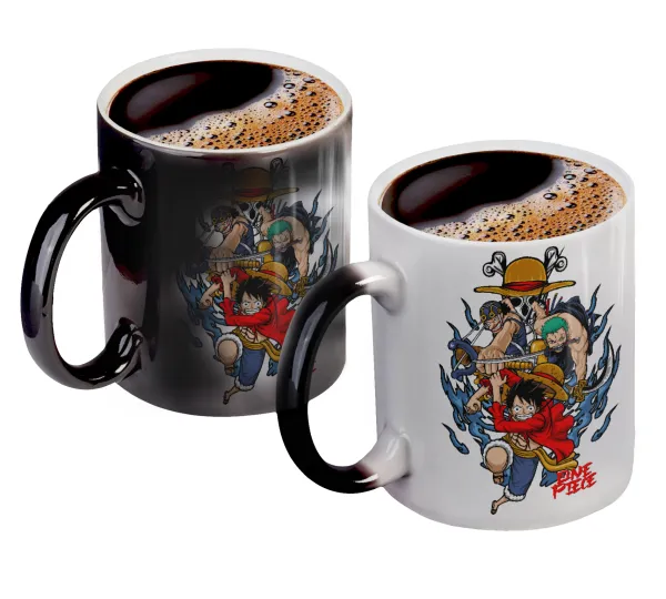 One Piece — Κούπα Μαγική, κεραμική, 330ml που αλλάζει χρώμα με το ζεστό ρόφημα