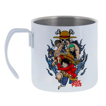 One Piece — Κούπα Ανοξείδωτη διπλού τοιχώματος 400ml