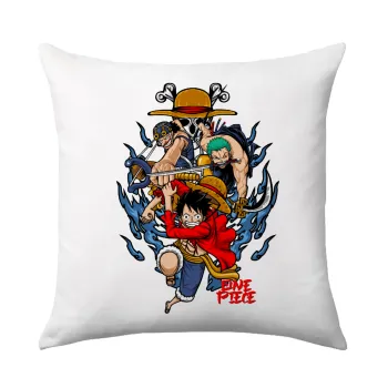 One Piece, Μαξιλάρι καναπέ 40x40cm περιέχεται το  γέμισμα