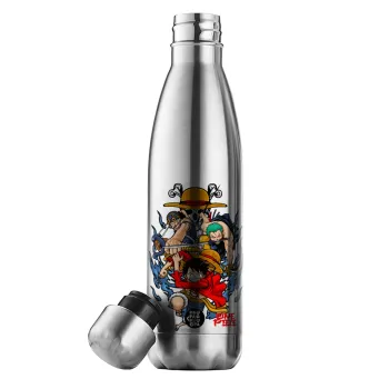 One Piece, Μεταλλικό παγούρι θερμός Inox (Stainless steel), διπλού τοιχώματος, 500ml