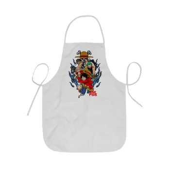 One Piece, Ποδιά Σεφ ολόσωμη κοντή  Παιδική (44x62cm)