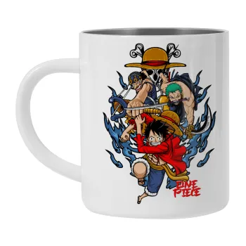 One Piece, Mug Stainless steel double wall 300ml