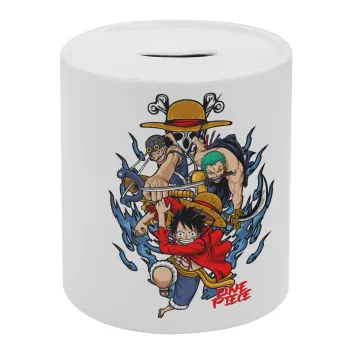 One Piece, Κουμπαράς πορσελάνης με τάπα