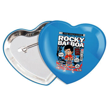Rocky Balboa, Κονκάρδα παραμάνα καρδιά (57x52mm)