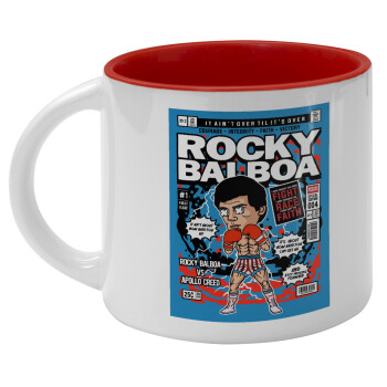 Rocky Balboa, Κούπα κεραμική 400ml Λευκή/Κόκκινη