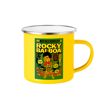 Rocky Balboa, Κούπα Μεταλλική εμαγιέ Κίτρινη 360ml