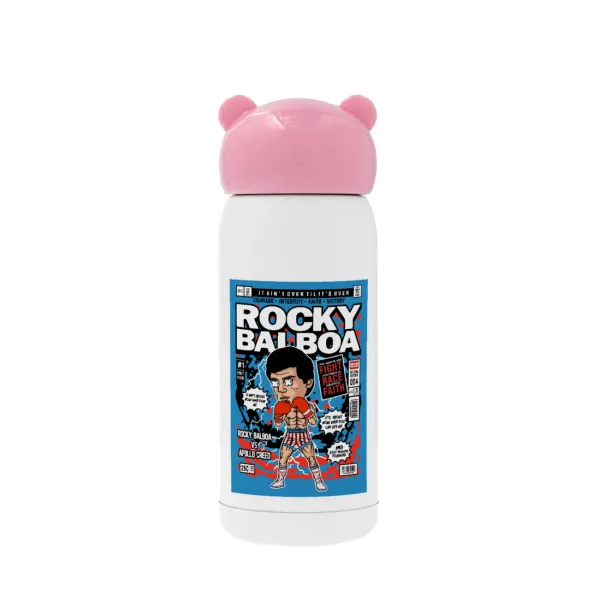 Rocky Balboa — Pink stainless steel thermal flask, 320ml
