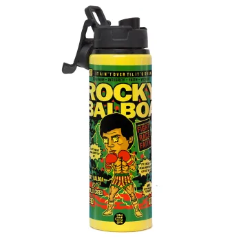 Rocky Balboa, Metallic water bottle with safety lid, 850ml aluminum