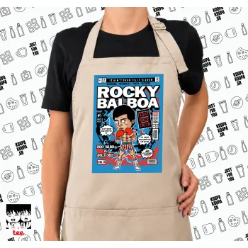 Rocky Balboa, Ποδιά μακριά Σεφ ολόσωμη με τσέπες SAND (ΕΝΗΛΙΚΩΝ)