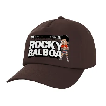 Rocky Balboa, Καπέλο Ενηλίκων Baseball, 100% Βαμβακερό, Chocolate, Καφέ (ΒΑΜΒΑΚΕΡΟ, ΕΝΗΛΙΚΩΝ, UNISEX, ONE SIZE)