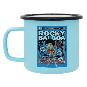 Rocky Balboa, Κούπα Μεταλλική εμαγιέ ΜΑΤ σιέλ 360ml