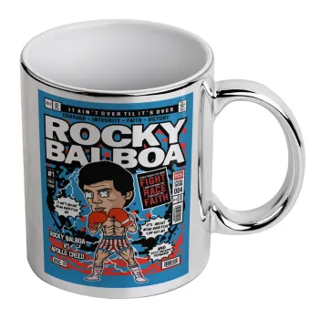 Rocky Balboa, Κούπα κεραμική, ασημένια καθρέπτης, 330ml