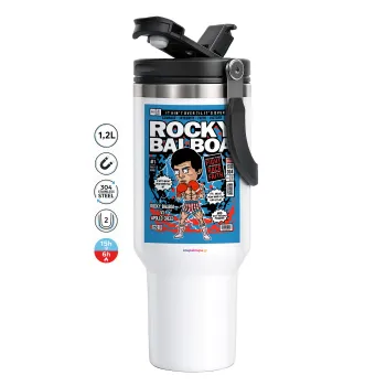 Rocky Balboa, Mega Stainless steel Tumbler with lid, double wall 1,2L